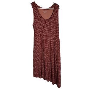 Ava And Viv Geometric Asymmetrical Shift Dress Maximalist Colorful Soft Sz 14/16